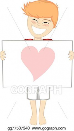 Vector Art - Boy with surprise. Clipart Drawing gg77507340 ...