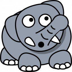Elephant Drop Clip Art at Clker.com - vector clip art online ...