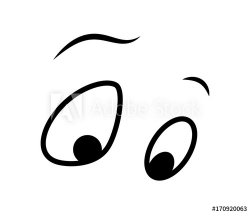 Surprised Cartoon Eyes Clipart - Buy this stock vector and ...