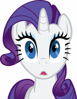 Rarity surprised face. | rarity and twilightsparkle | Pinterest ...