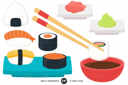 Sushi Clipart ~ Illustrations ~ Creative Market