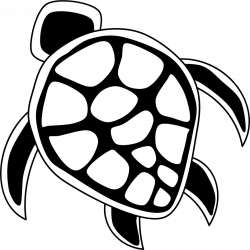 Sea Turtle Clipart Black And White | Free download best Sea Turtle ...