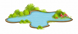 Lawn Clipart Swamp Grass - Estanque Animado Png, Transparent ...