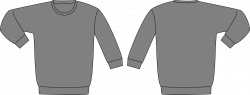 Clipart - Sweatshirt Template