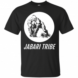 Jabari Tribe White Gorilla T-shirt Funny Marvel Shirt – mdzsmart.com