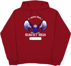 Sunset High Red Pullover Hoodie - Conan Gray Merch Hoodie ...