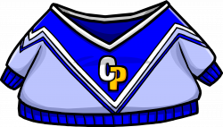 Blue Cheerleading Sweater | Club Penguin Wiki | FANDOM powered by Wikia