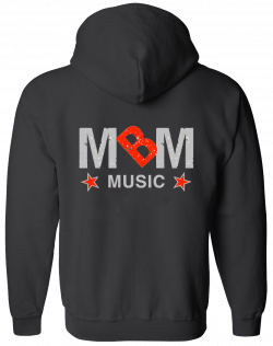 Metal Babe Mayhem/MBM Logoed Zipper Hoodie — MBM Music, LLC