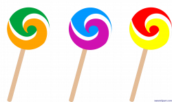 Candy Swirl Lollipops Clip Art - Sweet Clip Art