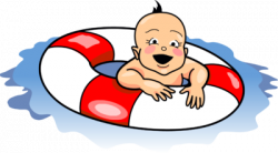 Image swimming baby clip art - ClipartPost