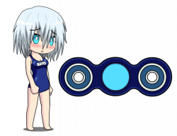 Swimmer Aoi [Anime Fidget Spinner] by LunimeGames on DeviantArt
