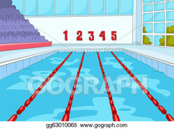 Vector Illustration - Swimming pool. Stock Clip Art ...