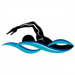 Swimming Silhouette Drawing Illustration - Black man 600*600 ...
