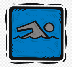 Medal Clipart Olympic Swimmer - Signs Of People Swimming ...