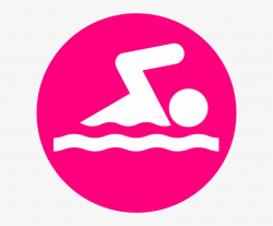 Pink Swimmer Clip Art At Clker - Person Swimming Clipart ...