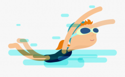 Swimmer Silhouette Png - Swimming Girl Png, Cliparts ...