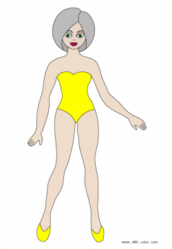 girl swimsuit raster picture