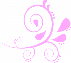 Pink Swirl 2 Clip Art at Clker.com - vector clip art online, royalty ...