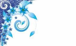 Blue Flower Clipart Swirl Flower