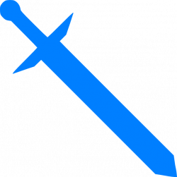Blue Sword Clip Art at Clker.com - vector clip art online, royalty ...