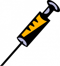 Medical Syringe Hypodermic Needle - Vector Image