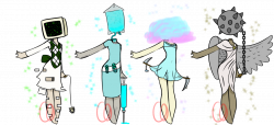 Aesthetic Magical Girl Object heads (CLOSED) by Emptyproxy on DeviantArt