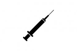 Syringe icon EPS 10