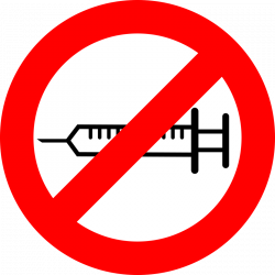 Clipart - Antivaxxers Sign
