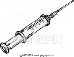 Vector Stock - Syringe. Clipart Illustration gg64032223 ...