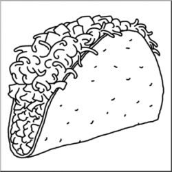 Taco ClipArt - Taco Illustration - Cinco de Mayo ClipArt ...