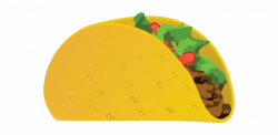 Here's A Taco - Transparent Background Tacos Clipart ...