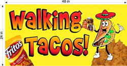 Amazon.com: Walking Tacos Taco in A Bag Horizontal Carnival ...