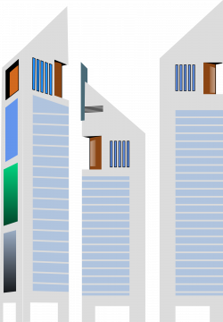 Clipart - Triple Buildings