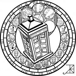 Tardis Line Drawing at GetDrawings.com | Free for personal use ...