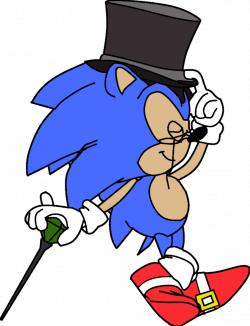 Classy Classic Sonic (Recreated) by HarrisBoyUK on DeviantArt