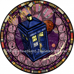 Stained Glass: Doctor Who by Akili-Amethyst on DeviantArt