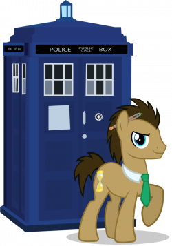 mlp doctor whooves and tardis | doctor whooves and the tardis by ...