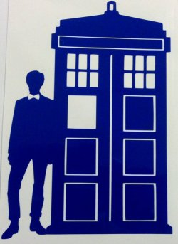 Doctor Who Inspired- Eleventh Doctor and Tardis Decal ...