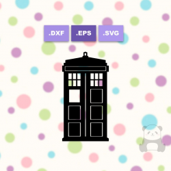 50% OFF!!! Tardis Dr Who Scrapbooking Cutting Files, Doctor Who Eps Svg Dxf  Files, Inspired By Dr. Who