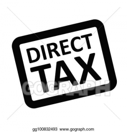 Vector Illustration - Direct tax typographic stamp. EPS ...