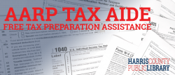 Tax Assistance | Harris County Public Library