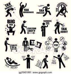 Vector Stock - Taxpayer tax clipart. Clipart Illustration ...
