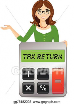 EPS Vector - Tax return. Stock Clipart Illustration ...