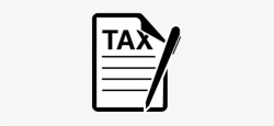 Tax Clipart Tax Bill - Tax Black And White #1751737 - Free ...