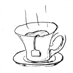 Free Tea Clipart Black And White, Download Free Clip Art ...