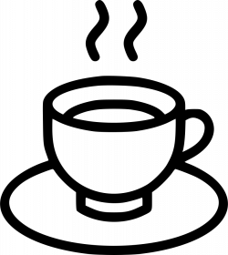 Cup Saucer Hot Beverage Tea Coffee Svg Png Icon Free Download ...