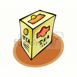 teabox. Royalty-free clipart # 140876