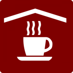 Hotel Icon In Room Coffee And Tea Clip Art - Red/white PNG ...