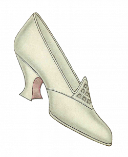 Antique Images Free Shoe Clip Art Image Of 1917 Women S Shoe Fashion ...