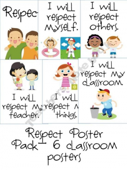 Respect Posters: Learning-4-Keeps Shop - | Teachers Notebook ...